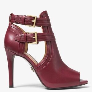 Michael Kors Blaze Open Toe Booties EUC